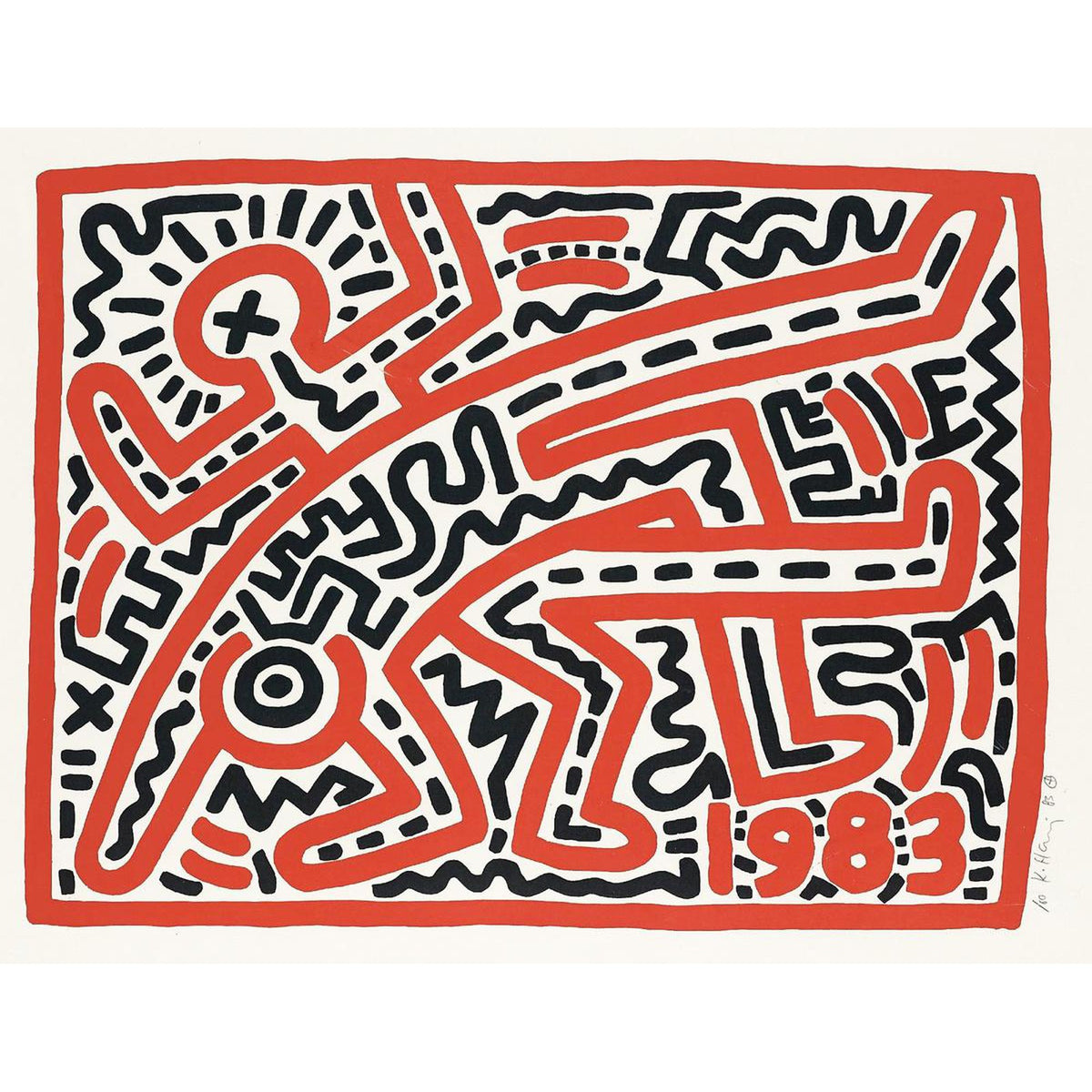Keith Haring, Untitled 1983, 1983