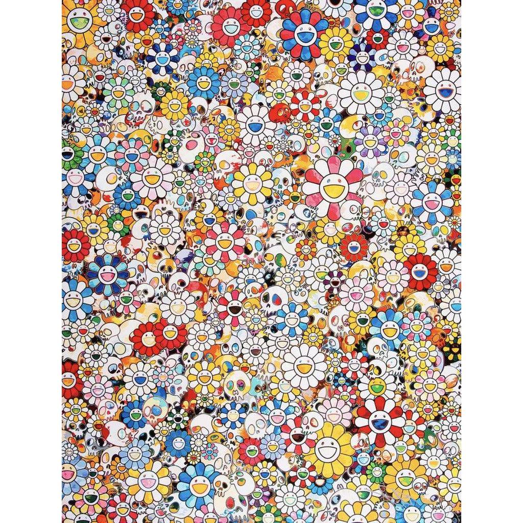 Takashi Murakami, Skulls & Flowers Multicolor, 2020, 2020