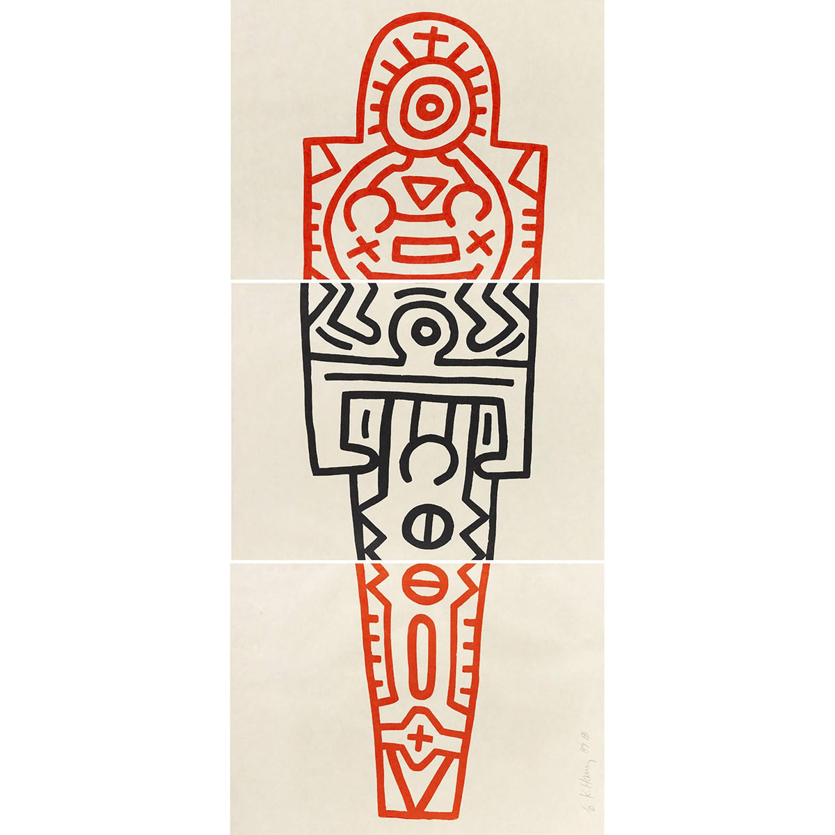 Keith Haring, Totem, 1989