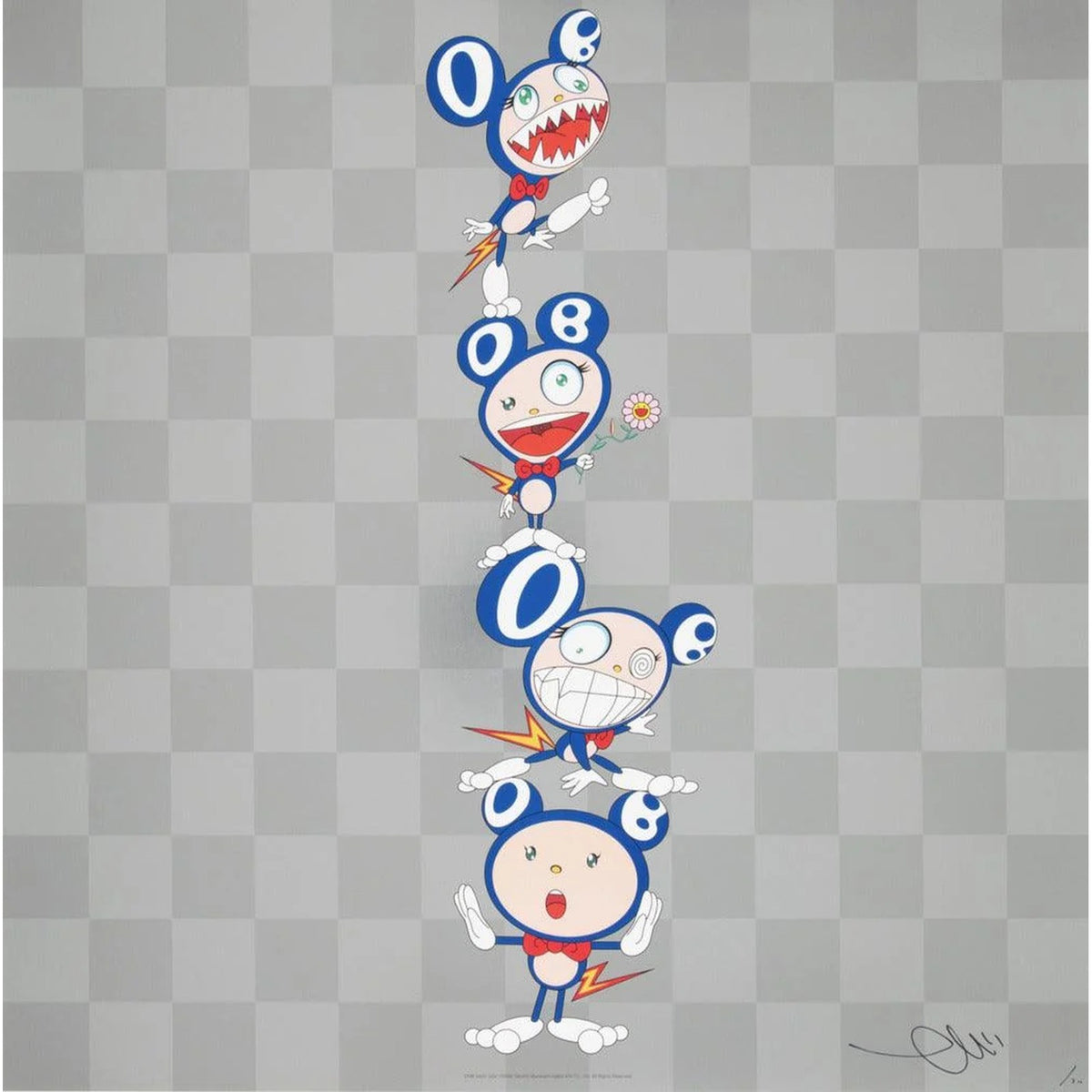 Takashi Murakami, DOB totem pole, 2011, 2011