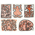Keith Haring, Ludo (complete set), 1985
