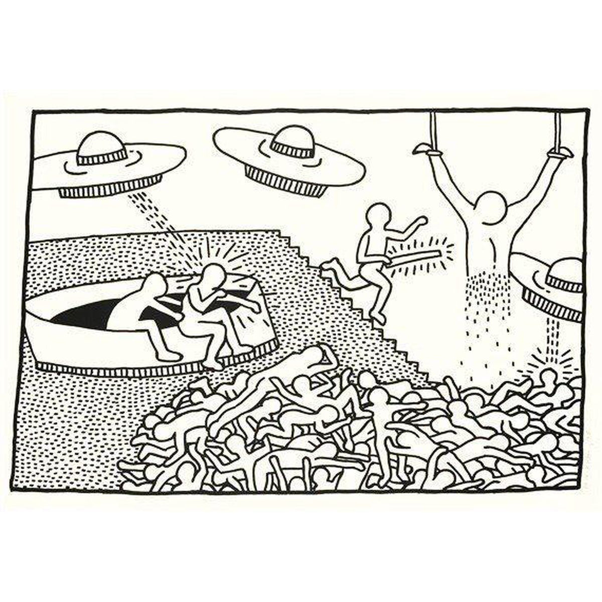 Keith Haring, The Blueprint Drawings 2, 1990