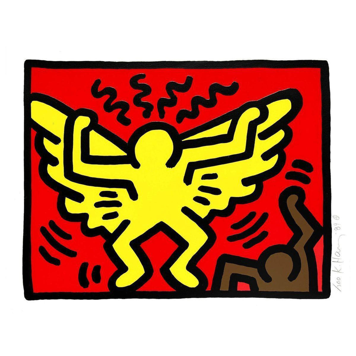 Keith Haring, Pop Shop IV, Plate I, 1989