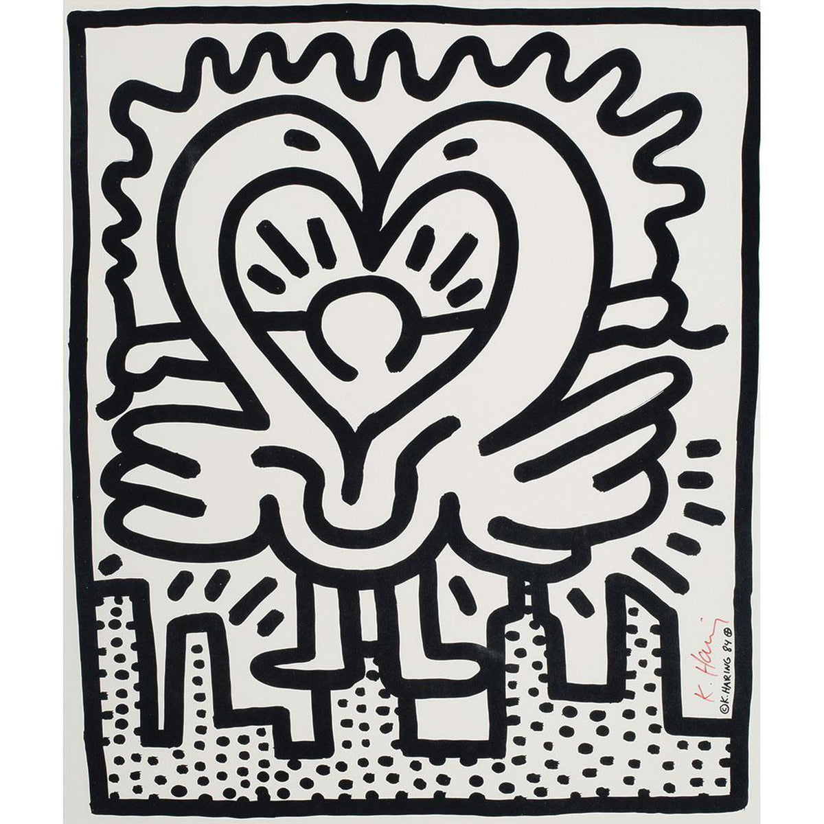 Keith Haring, Kutztown Connection, 1984
