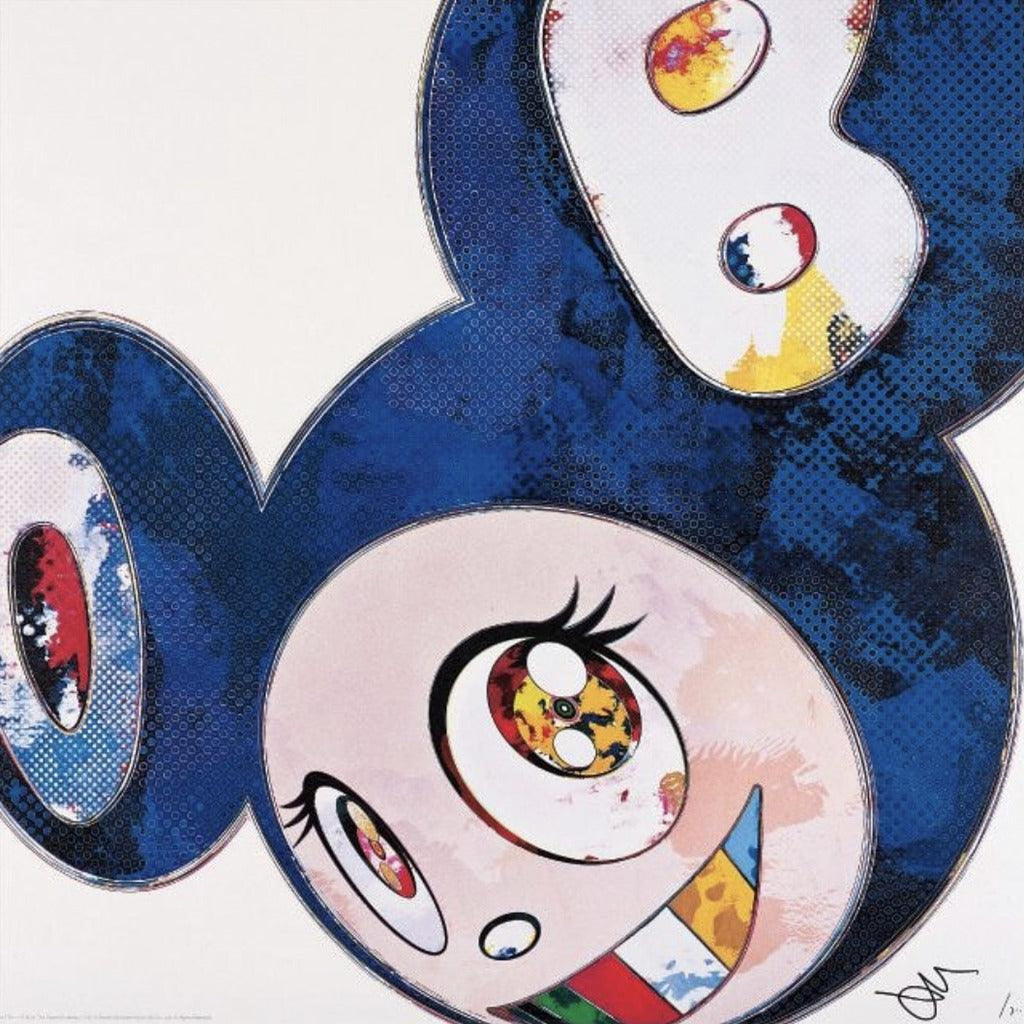 Takashi Murakami, And Then x 6 (Blue: The Superflat Method), 2013, 2013