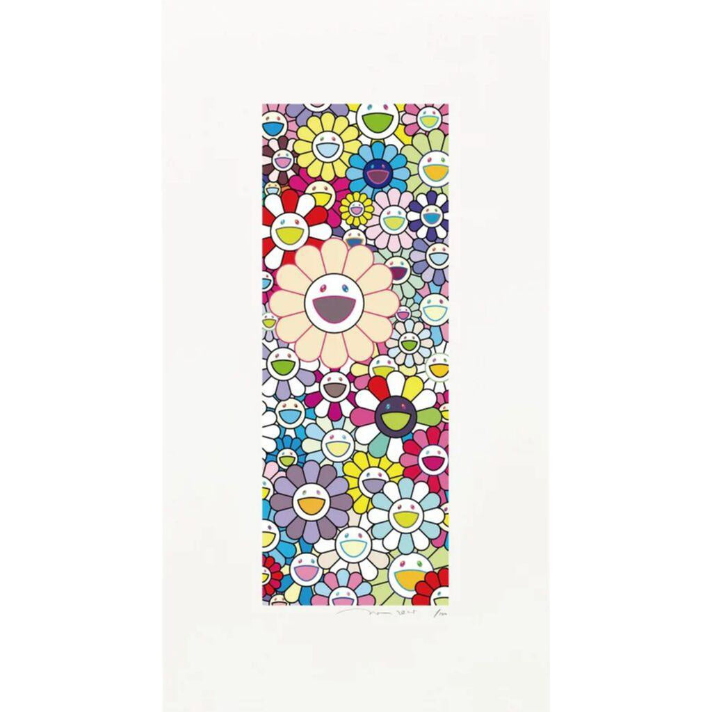 Takashi Murakami, Flower Tanzaku: Firefly Light, 2025, 2025