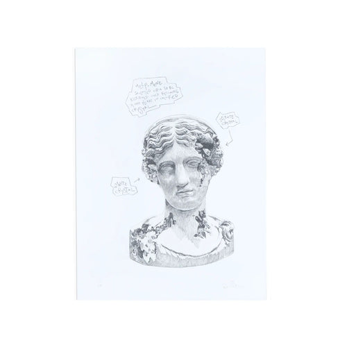 Daniel Arsham, Eroded Classical Prints