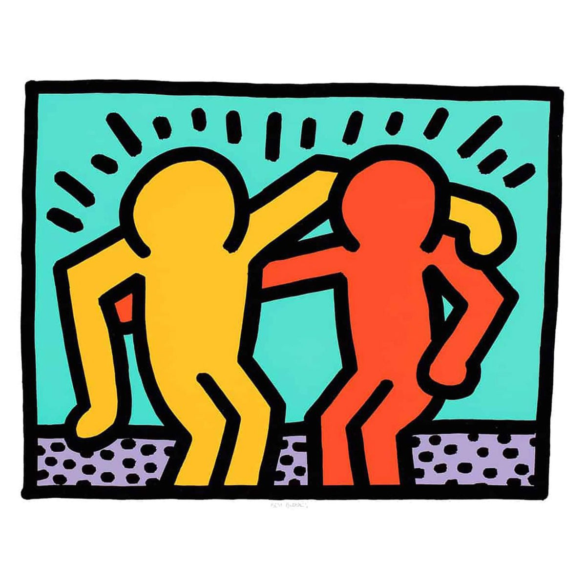 Keith Haring, Best Buddies, 1990