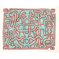 Keith Haring, Chocolate Buddha 5, 1989