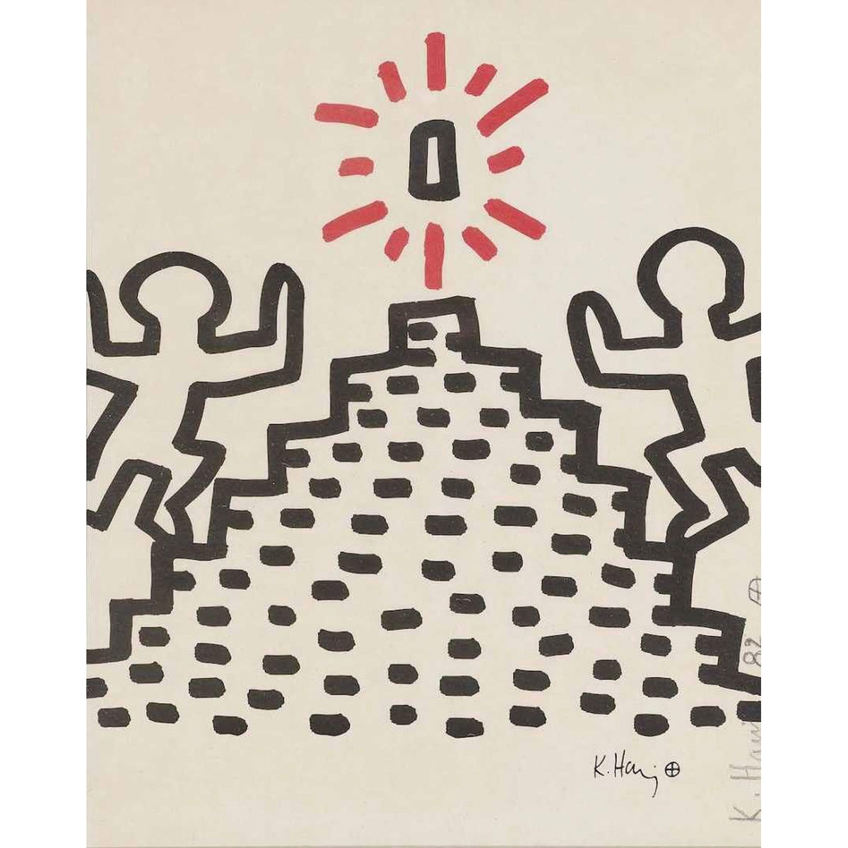 Keith Haring, Bayer Suite 2, 1982