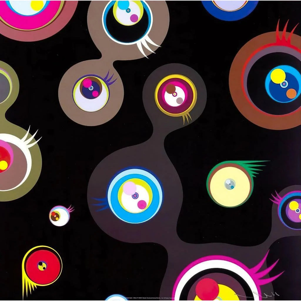 Takashi Murakami, Jellyfish Eyes - Black 2, 2011, 2011