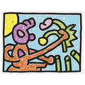 Keith Haring, Flowers I, 1990