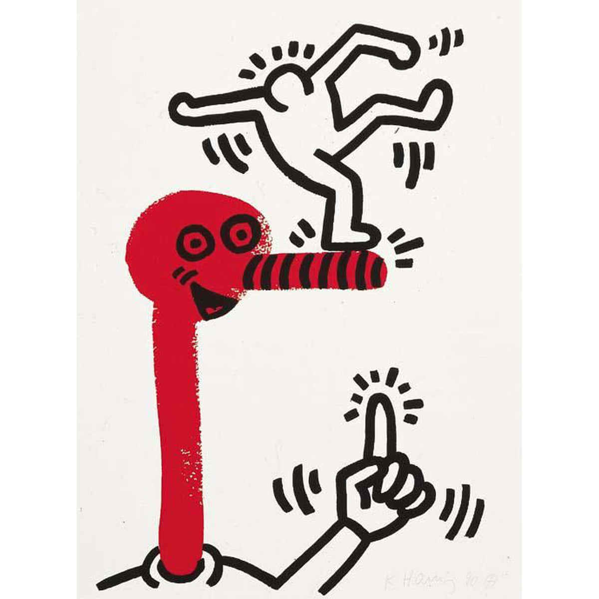 Keith Haring, The Story Of Red And Blue (complete set), 1989