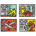 Keith Haring, Pop Shop III (complete set), 1989