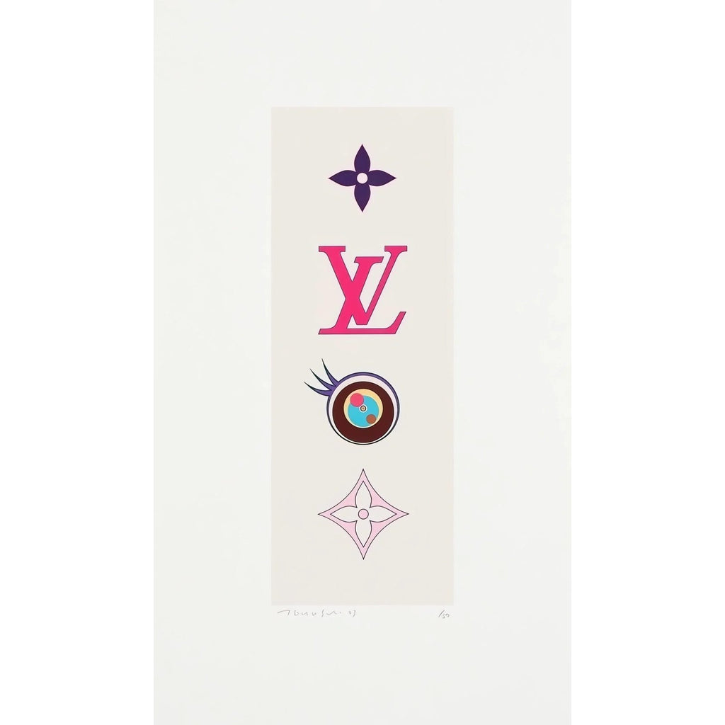 Takashi Murakami, Eye Love SUPERFLAT < Eye Pink >, 2003, 2003