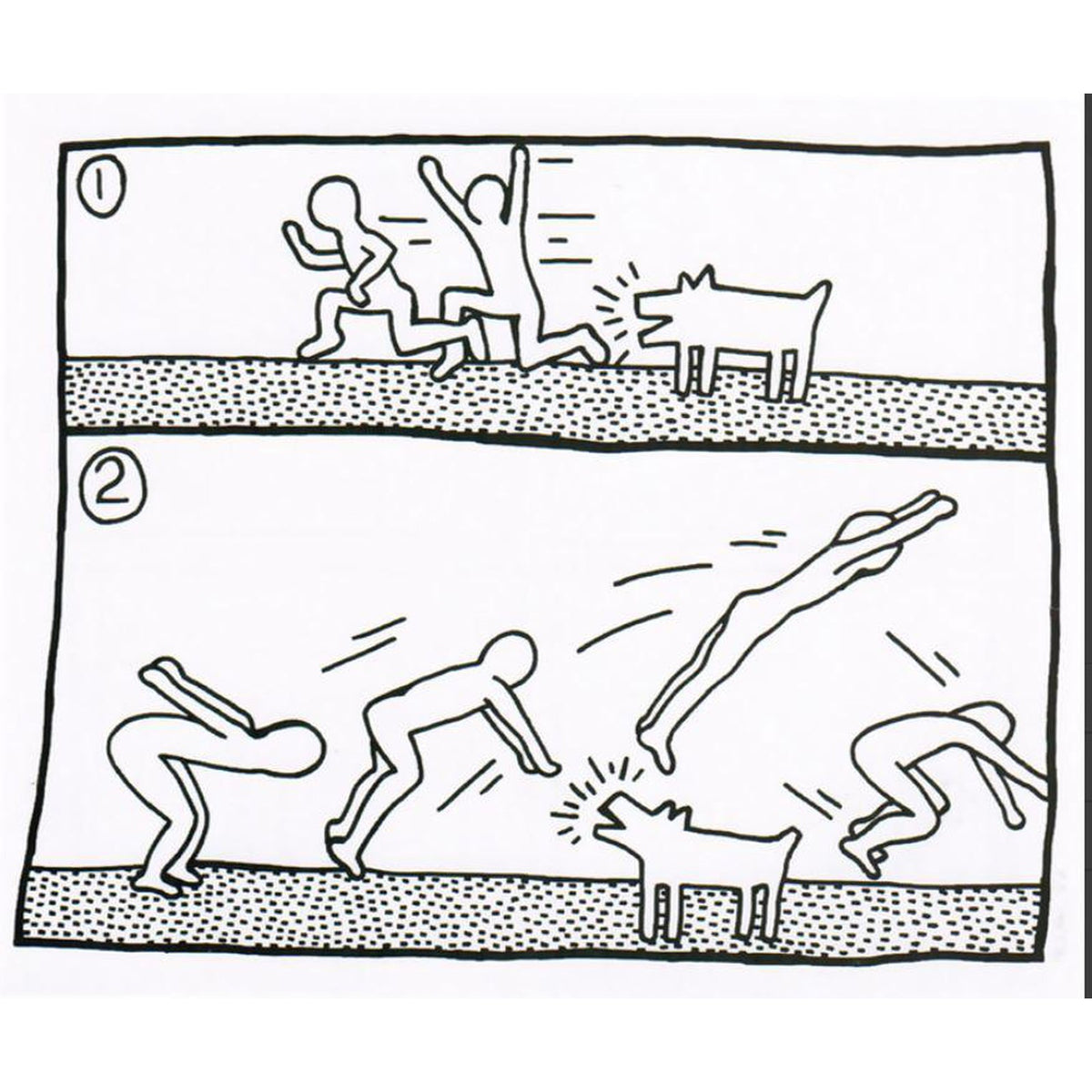 Keith Haring, The Blueprint Drawings 12, 1990
