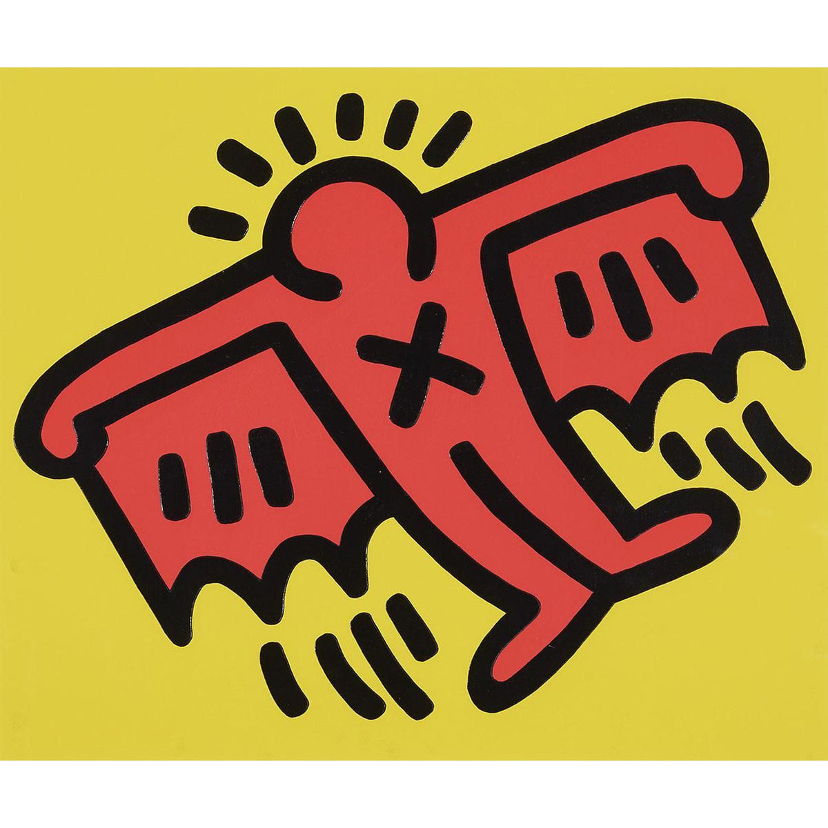 Keith Haring, Flying Devil, 1990