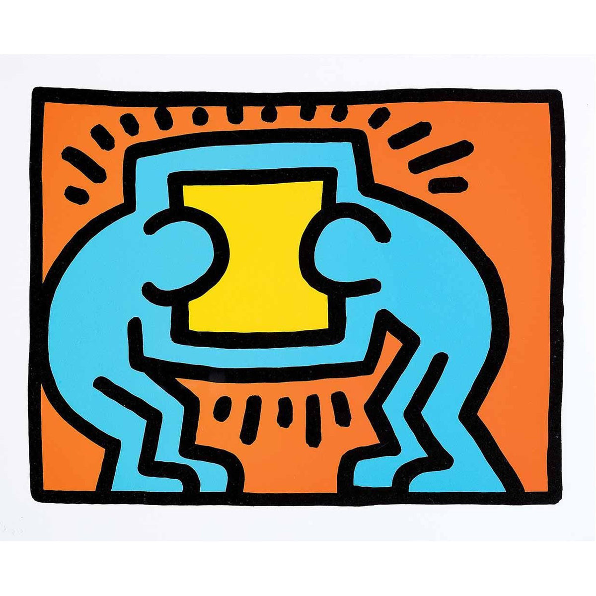 Keith Haring, Pop Shop VI, Plate II, 1989