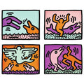Keith Haring, Pop Shop V (complete set), 1989
