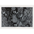 Keith Haring, Untitled 1987 (grey and black), 1987