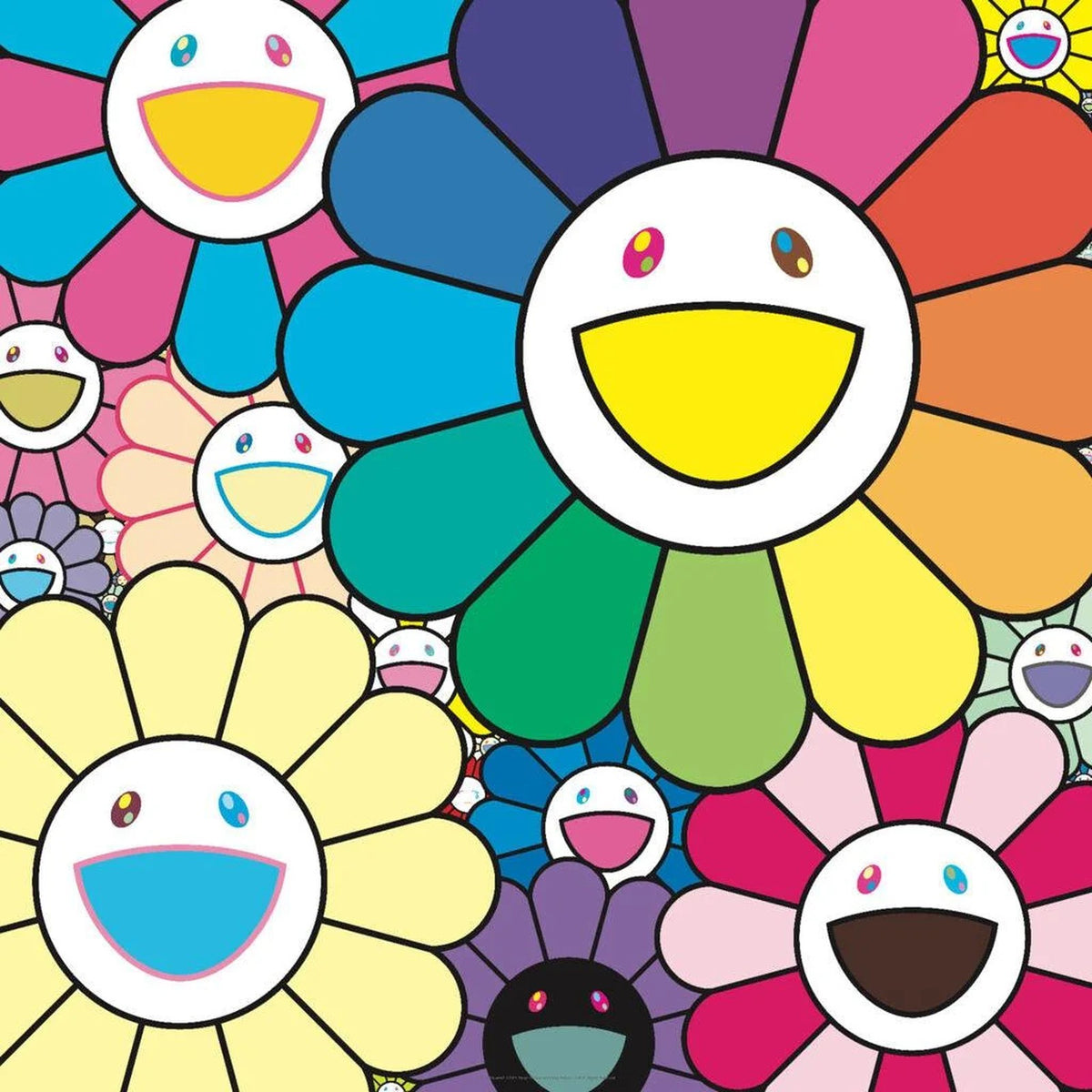 Takashi Murakami, Lots of Flowers, 2025, 2025