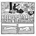 Keith Haring, The Blueprint Drawings 15, 1990