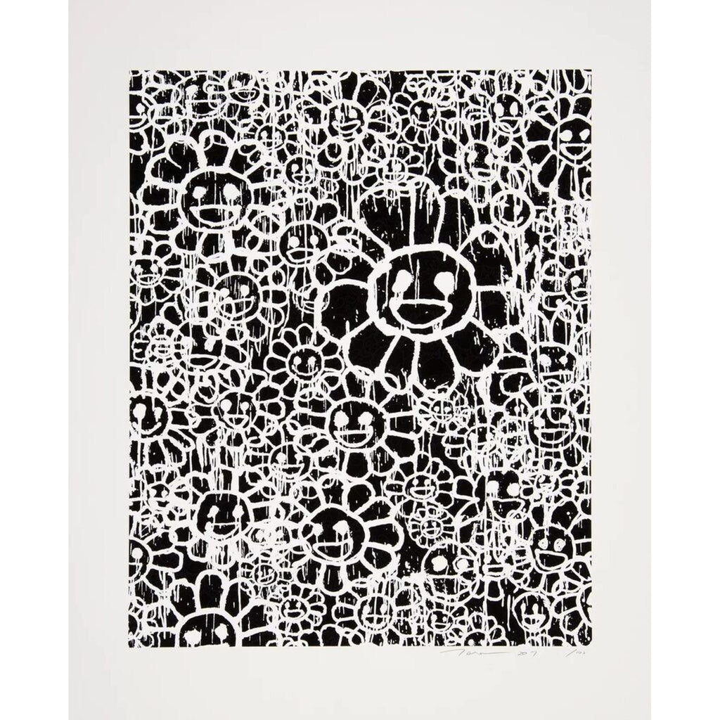 Takashi Murakami, MADSAKI Flowers C Black (working title), 2017, 2017