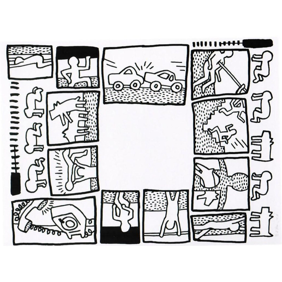 Keith Haring, The Blueprint Drawings 4, 1990