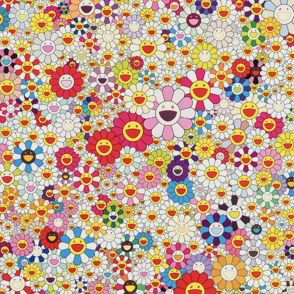 Takashi Murakami, Flowers In Heaven, 2010, 2010