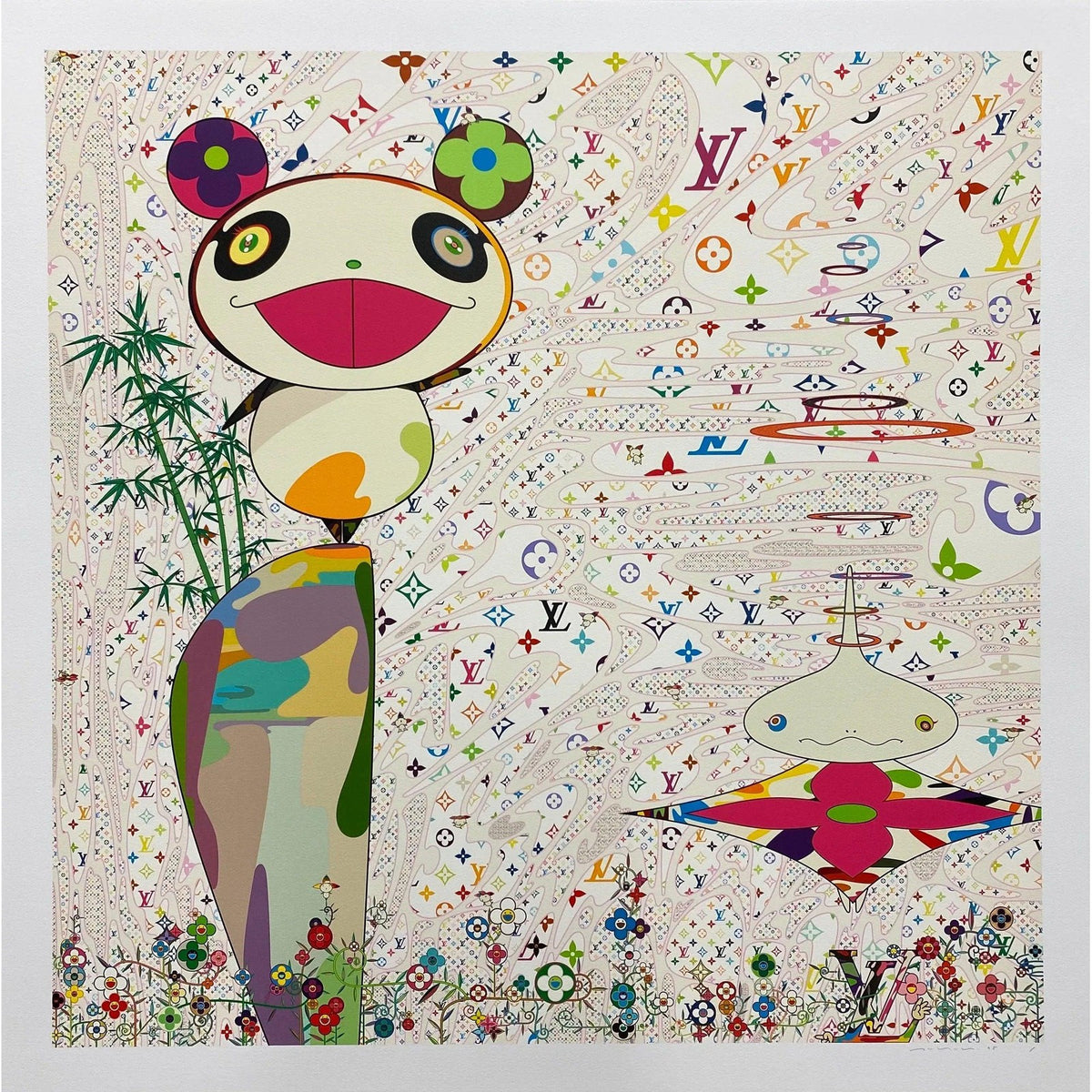 Takashi Murakami, SUPERFLAT Monogram: Panda & His Friends, 2005, 2005