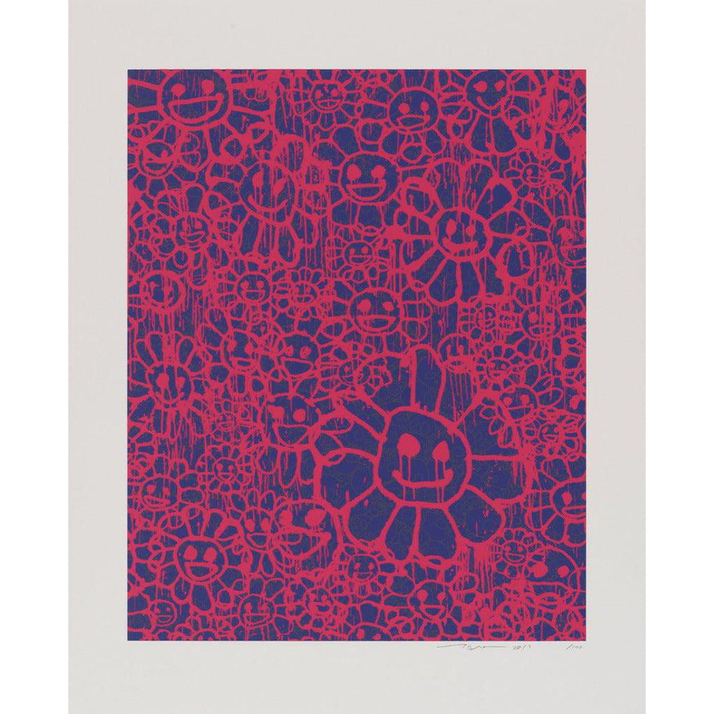 Takashi Murakami, MADSAKI Flowers B Pink (working title), 2017, 2017
