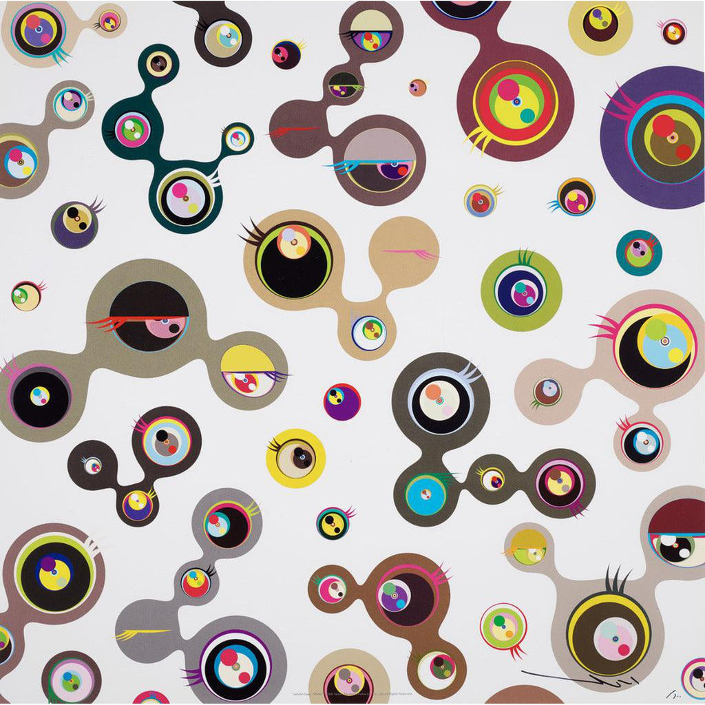 Takashi Murakami, Jellyfish Eyes - White 4, 2011, 2011