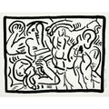 Keith Haring, Bad Boys 6, 1986