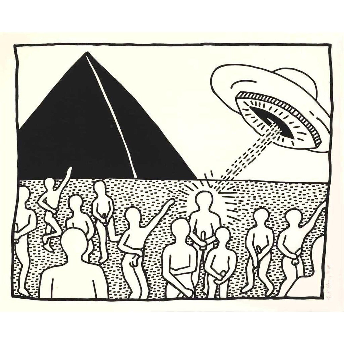 Keith Haring, The Blueprint Drawings 8, 1990