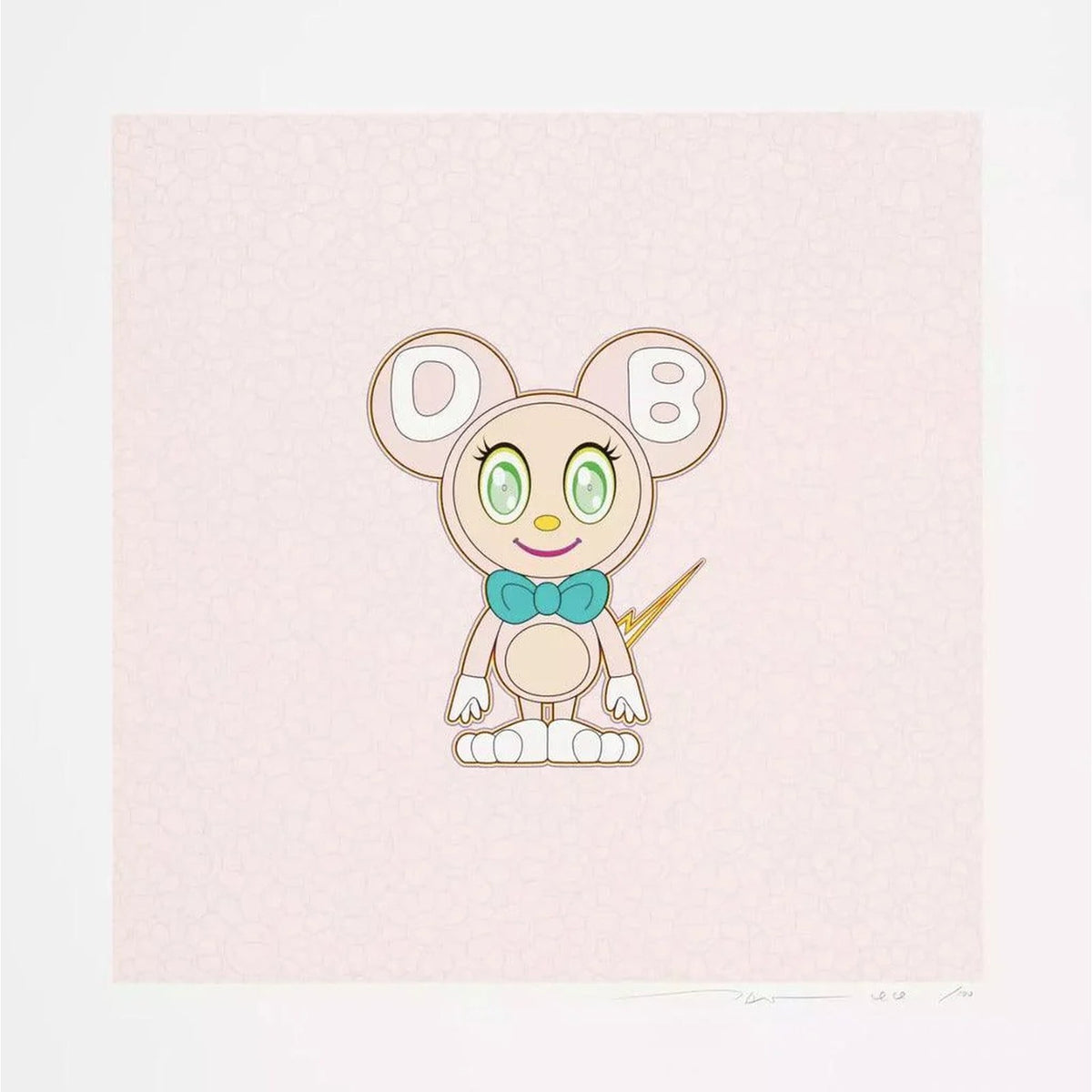 Takashi Murakami, DOB 2020 Light Pink, 2020, 2020