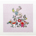 Takashi Murakami, Snow, Moon, and Flower: Flowers with Kaikai and Kiki, 2022, 2022