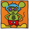 Keith Haring, Andy Mouse 4, 1986