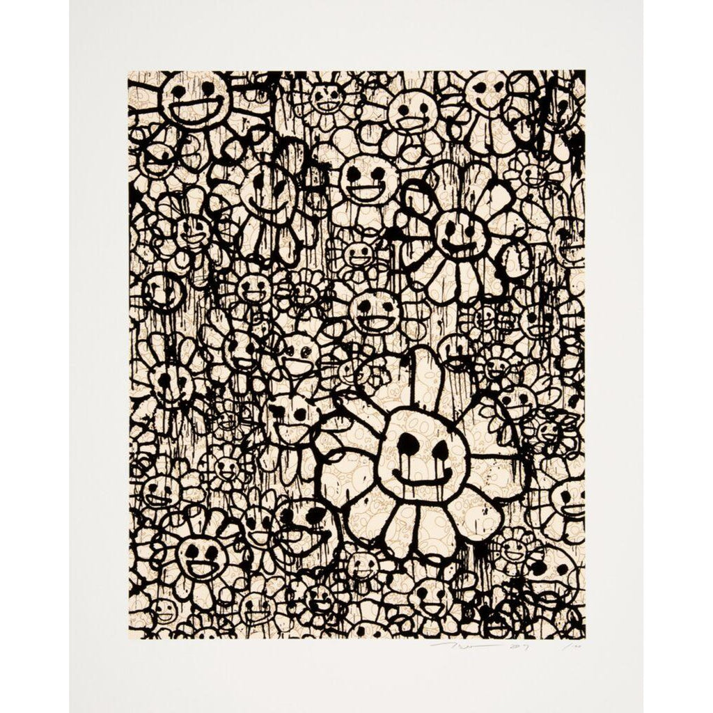 Takashi Murakami, MADSAKI Flowers B Beige (working title), 2017, 2017