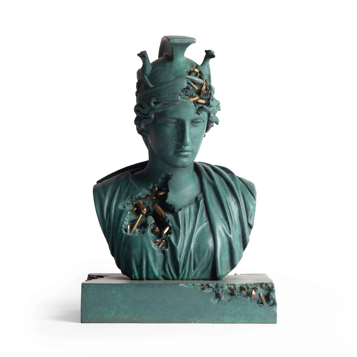 Daniel Arsham, Bronze Eroded Rome Deified