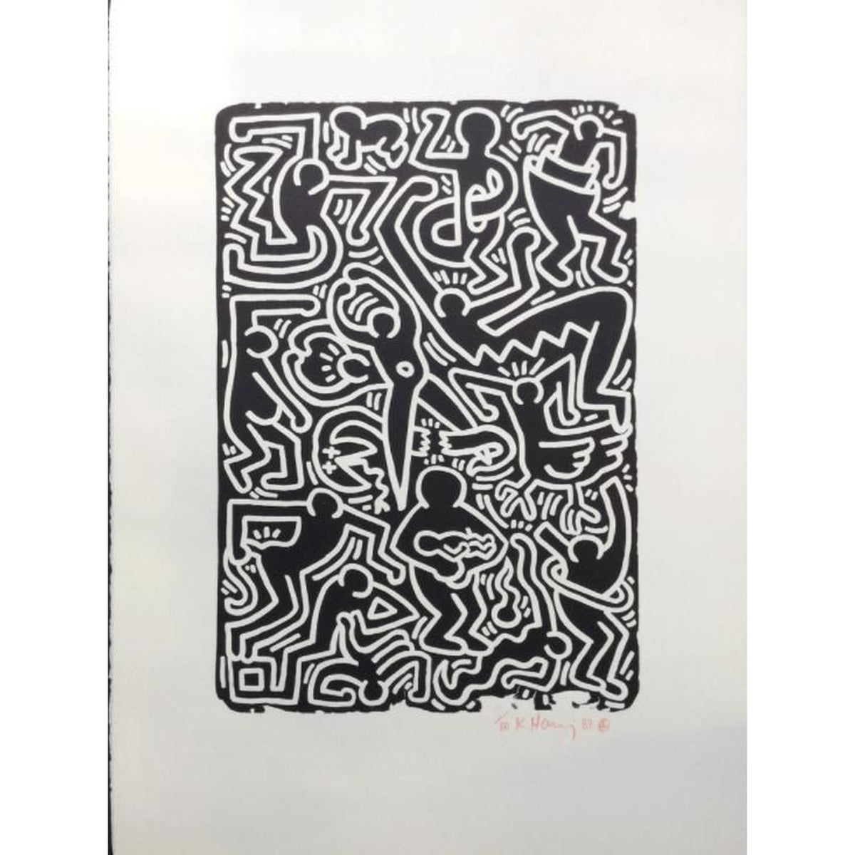 Keith Haring, Stones 5, 1989