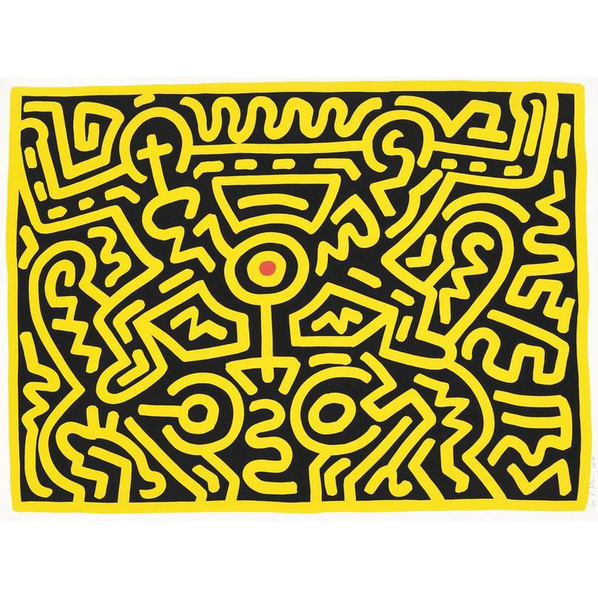 Keith Haring, Growing 3, 1988