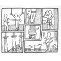 Keith Haring, The Blueprint Drawings 5, 1990