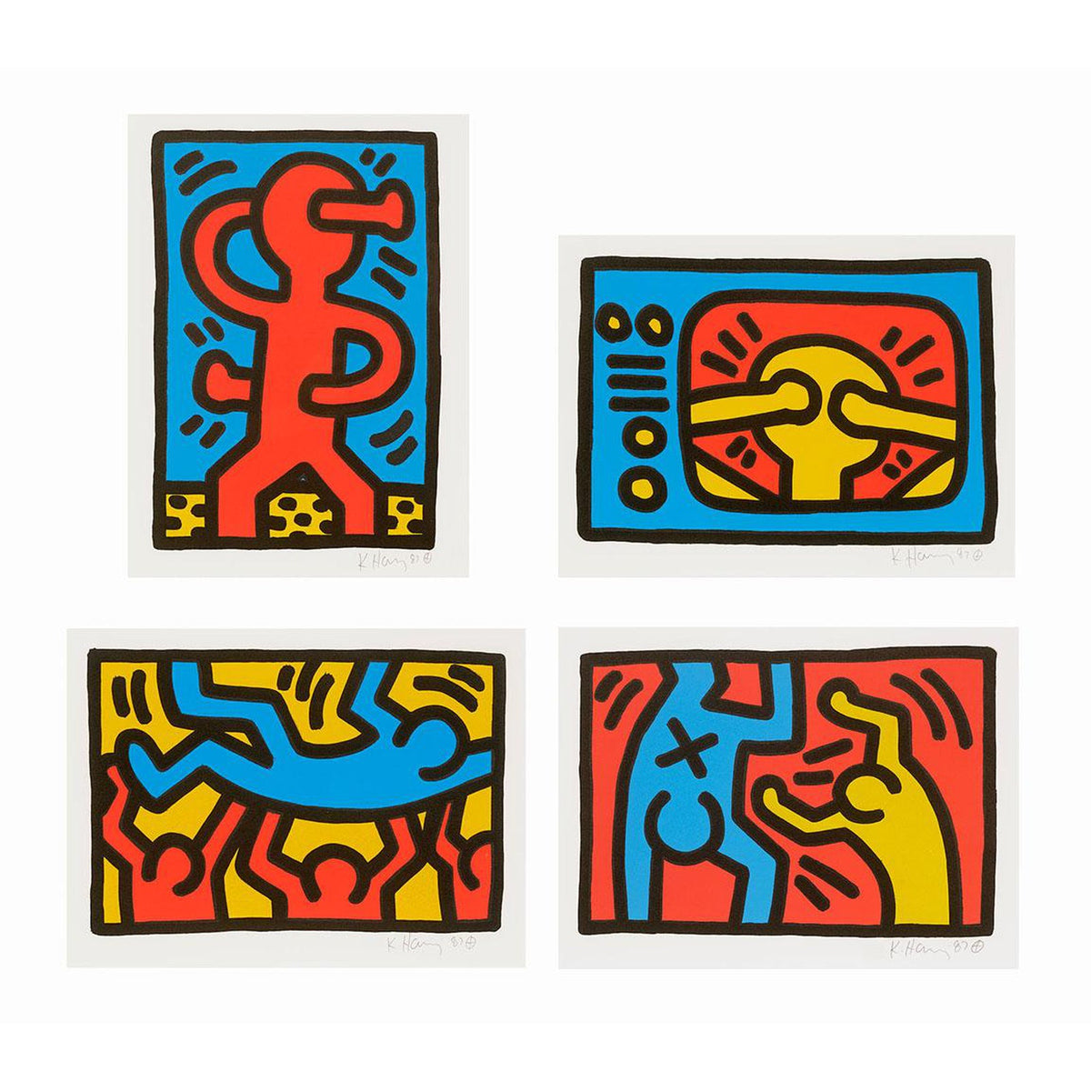 Keith Haring, Untitled 1987 (complete set), 1987