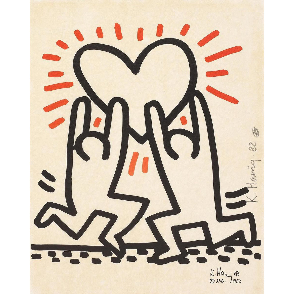 Keith Haring, Bayer Suite (complete set), 1982