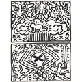 Keith Haring, Poster For Nuclear Disarmament, 1982