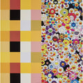 Takashi Murakami, Acupuncture Flowers (Checkers), 2008, 2008