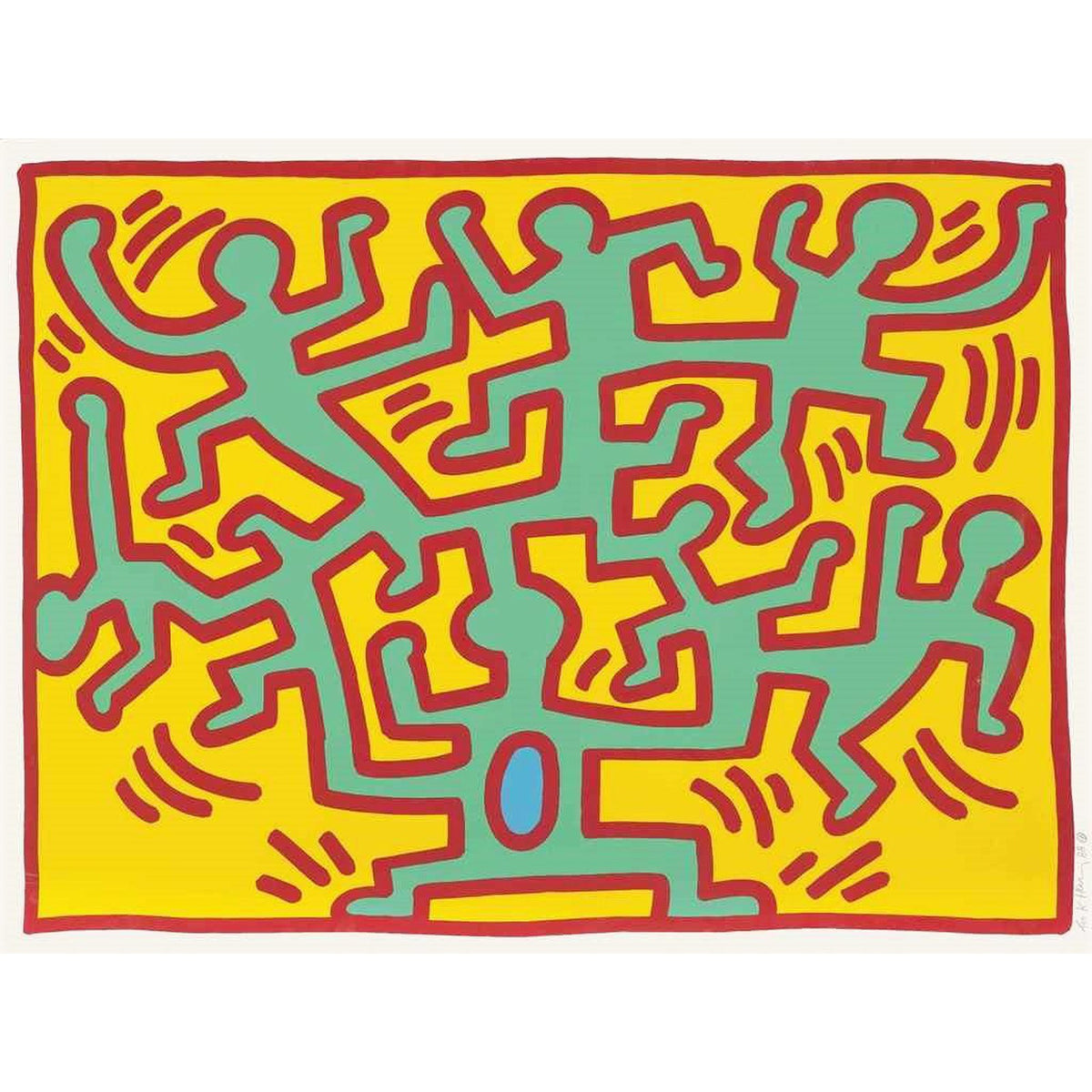 Keith Haring, Growing 4, 1988