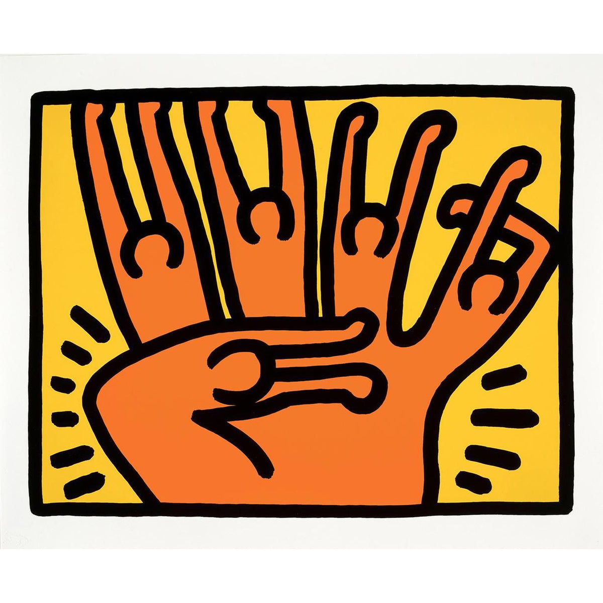 Keith Haring, Pop Shop VI, Plate IV, 1989