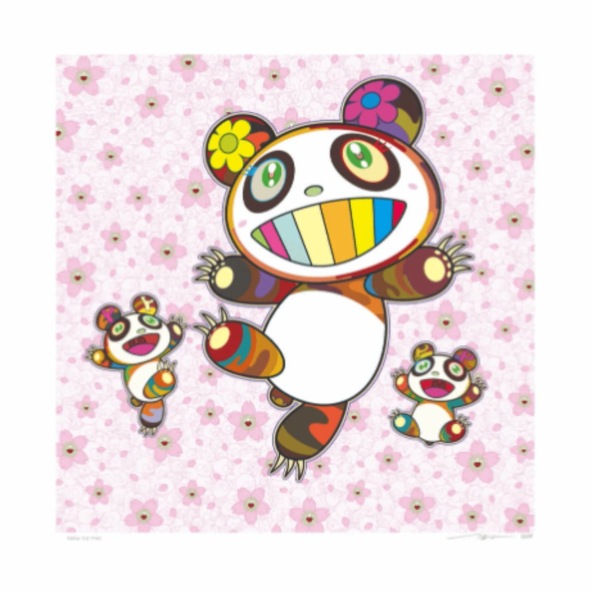 Takashi Murakami, Yay, Panda Parent and Cubs in the Cherry Orchard, 2026, 2026