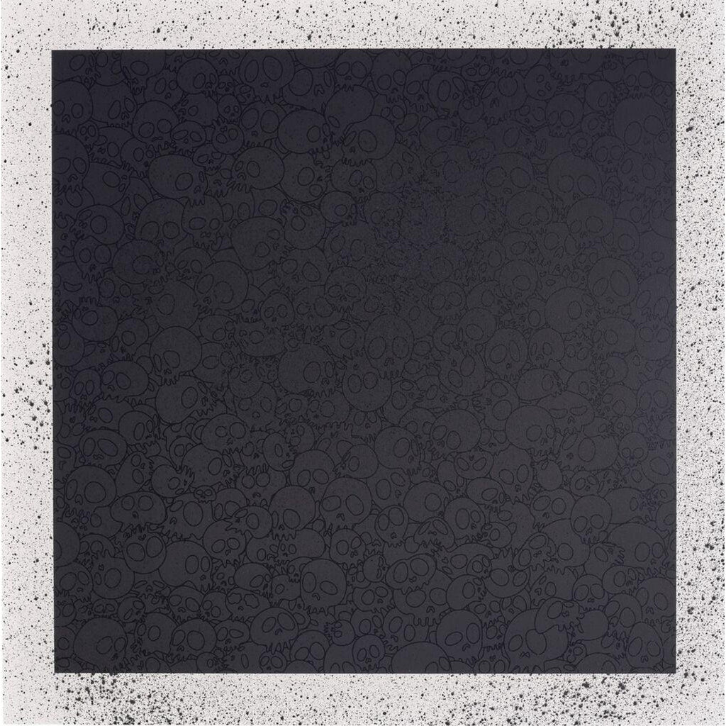 Takashi Murakami, Black Skulls Square (TM/KK For BLM), 2020, 2020